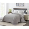 COLCHA KING ETERNITY ROZAC 260X280 LISTRA C/BRANCO
