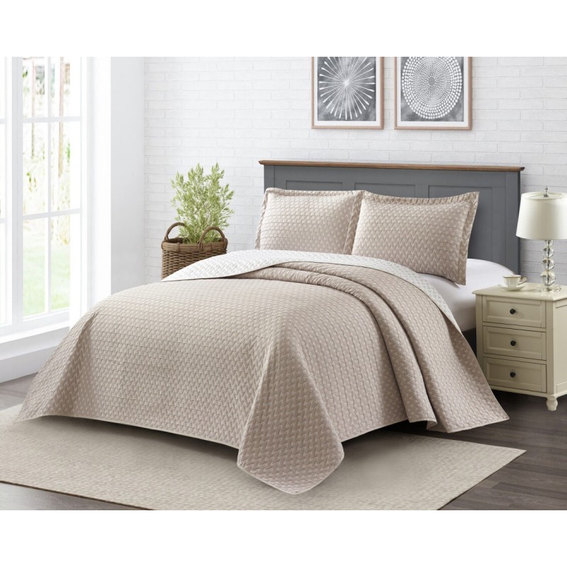 COLCHA CASAL ETERNITY ROZAC 220X240 BEGE COLCHA CASAL ETERNITY ROZAC 220X240 BEGE