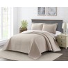 COLCHA CASAL ETERNITY ROZAC 220X240 BEGE