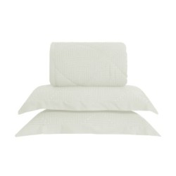 COLCHA QUEEN TAJ MAHAL S1 ROZAC 240X260 MARFIM