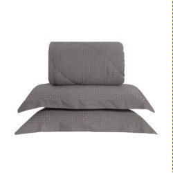 COLCHA QUEEN TAJ MAHAL S1 ROZAC 240X260 CINZA