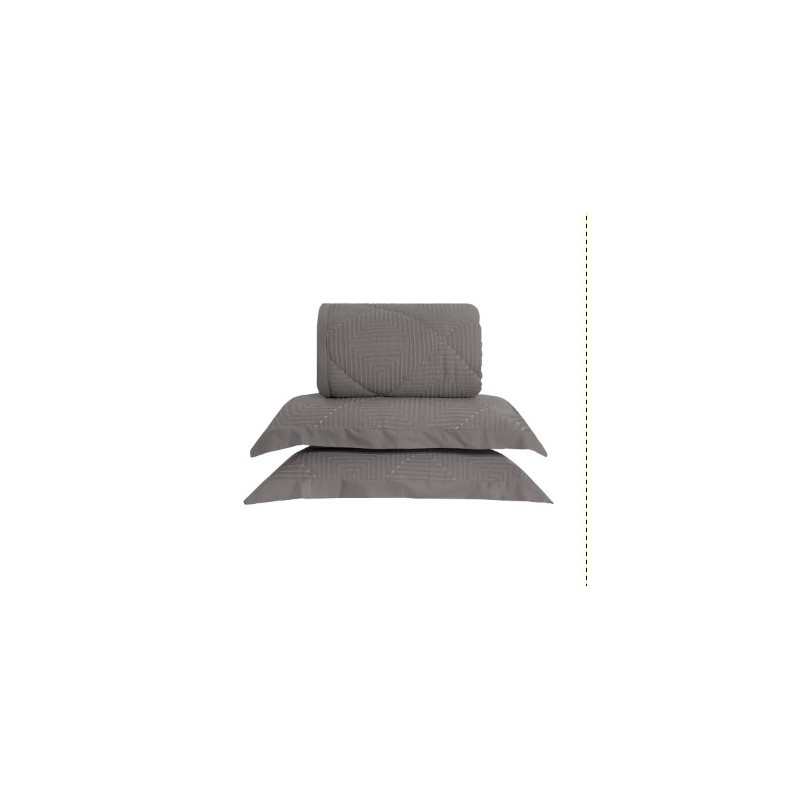 COLCHA QUEEN TAJ MAHAL S1 ROZAC 240X260 CINZA COLCHA QUEEN TAJ MAHAL S1 ROZAC 240X260 CINZA