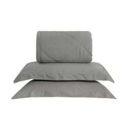 COLCHA QUEEN TAJ MAHAL S1 ROZAC 240X260 PRATA