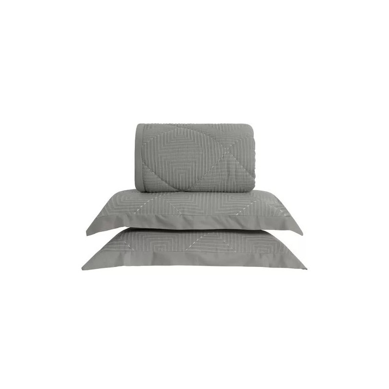 COLCHA QUEEN TAJ MAHAL S1 ROZAC 240X260 PRATA COLCHA QUEEN TAJ MAHAL S1 ROZAC 240X260 PRATA