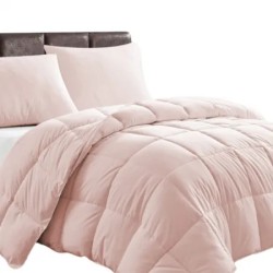 EDREDOM QUEEN PLUMAGE S1 ROZAC 240X260 ROSA