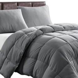EDREDOM QUEEN PLUMAGE S1 ROZAC 240X260 PRATA