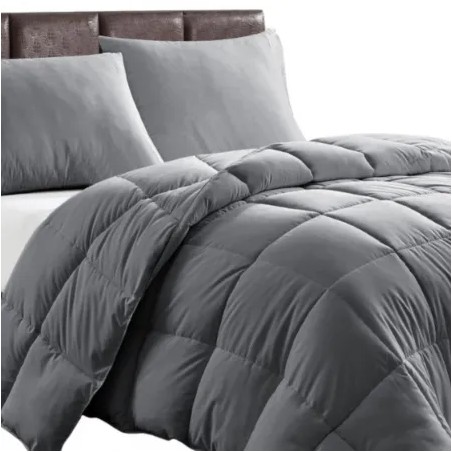 EDREDOM QUEEN PLUMAGE S1 ROZAC 240X260 PRATA