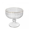 TACA P/SOBREMESA CRISTAL C/FIO DE OURO IMPERIAL 200ML *5748 LYOR