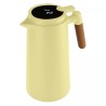 GARRAFA TERMICA PLASTICO C/CABO MADEIRA/TERMOMETRO TAP 1L LYOR MENTA *