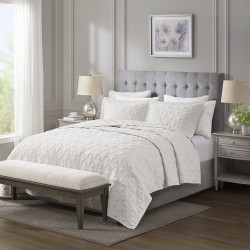 COLCHA CASAL BRISTOL S1 CORTTEX 220X240 *700638 BRANCO
