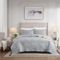 COLCHA QUEEN OURO 300 FIOS CORTTEX S2 240X260 *700680 CINZA