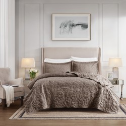 COLCHA QUEEN OURO 300 FIOS CORTTEX S2 240X260 *700680 MARROM