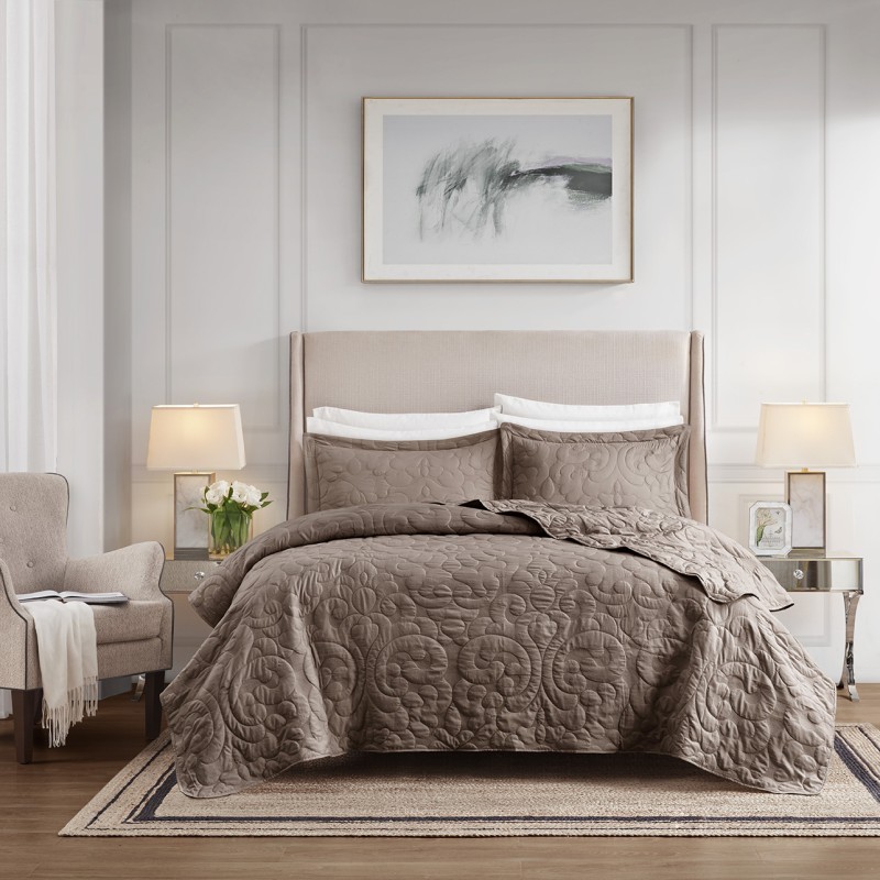 COLCHA QUEEN OURO 300 FIOS CORTTEX S2 240X260 *700680 MARROM COLCHA QUEEN OURO 300 FIOS CORTTEX S2 240X260 *700680 MARROM