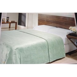 COBERTOR CASAL TOQUE DE SEDA NC NIAZITEX 180X220 MENTA