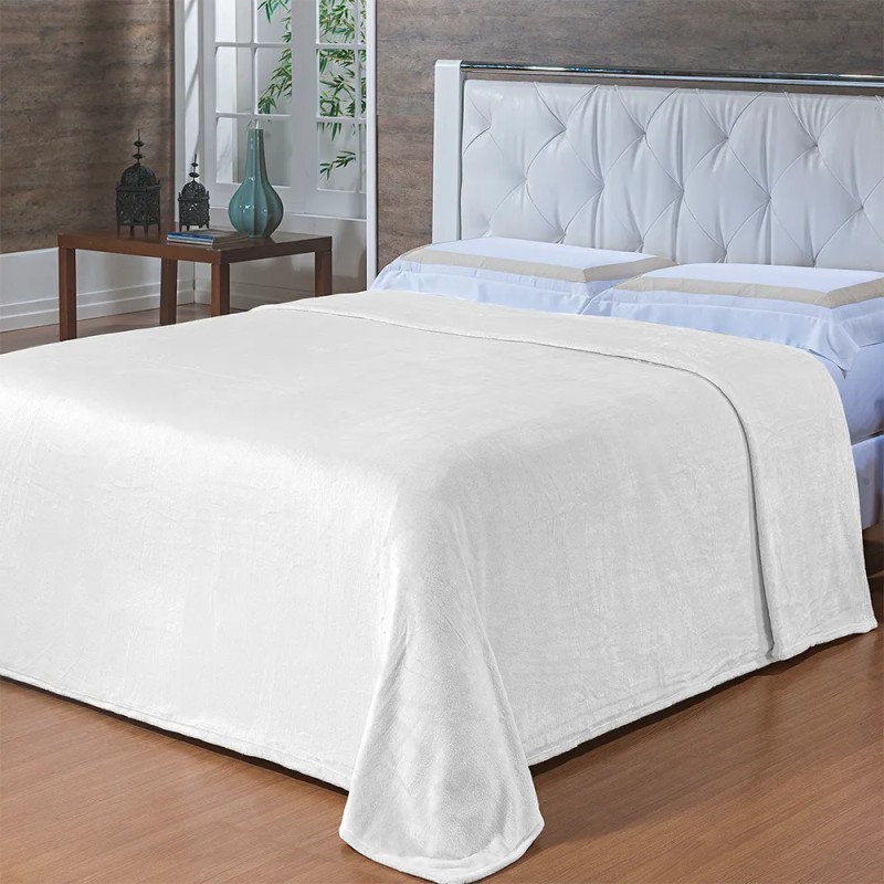 COBERTOR QUEEN TOQUE DE SEDA NC NIAZITEX 220X240 BRANCO COBERTOR QUEEN TOQUE DE SEDA NC NIAZITEX 220X240 BRANCO