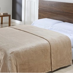 COBERTOR KING TOQUE DE SEDA NC NIAZITEX 240X260 KAKI