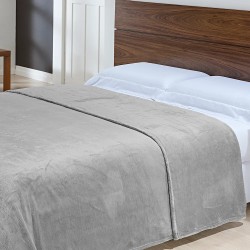 COBERTOR KING TOQUE DE SEDA NC NIAZITEX 240X260 PRATA
