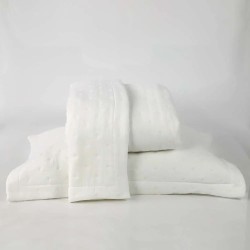 COLCHA SOLTEIRO ULTRASSONICA IBIZA 160X240 NIAZITEX BRANCO