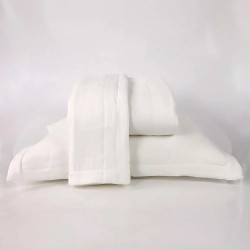 COLCHA SOLTEIRO BARCELONA 160X240 NIAZITEX BRANCO