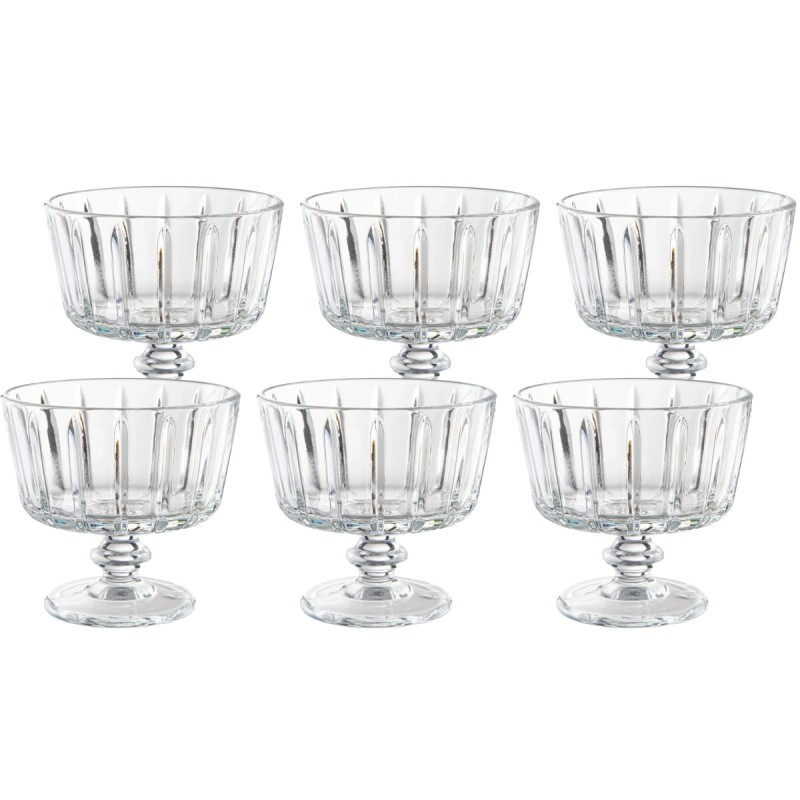 JOGO 6 TACAS P/SOBREMESA DUBOIS VIDRO 240ML 9.9X9.3CM *29071 L'HERMITA JOGO 6 TACAS P/SOBREMESA DUBOIS VIDRO 240ML 9.9X9.3CM *29071 L'HERMITA