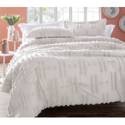 EDREDOM CASAL URBAN SHAGGY 220X240 ROZAC BRANCO