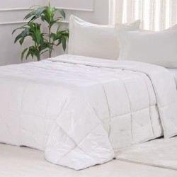 EDREDOM KING TOQUE DE PLUMAS 240X260 TESSI LUA