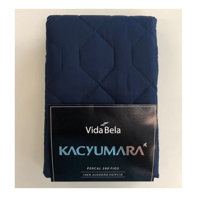 PORTA TRAVESSEIRO VIDA BELA KACYUMARA 50X70CM AZUL MARINHO *007511.253 PORTA TRAVESSEIRO VIDA BELA KACYUMARA 50X70CM AZUL MARINHO *007511.253