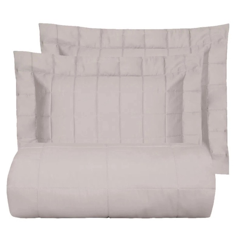 COLCHA CASAL SATINEE SQUARE KACYUMARA 220X240 ROSE PARISI *007628.4642