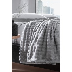 COBERTOR CASAL BLANKET COURCHEVEL KACYUMARA 180X220 CINZA *360280.3643
