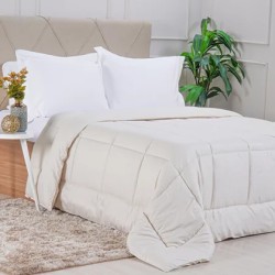 EDREDOM CASAL PRIME 180X220 TESSI LATTE