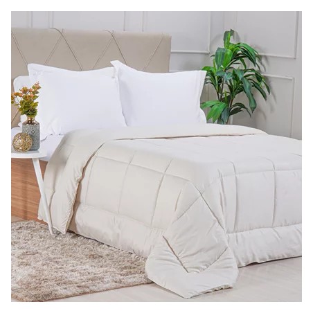 EDREDOM CASAL PRIME 180X220 TESSI LATTE