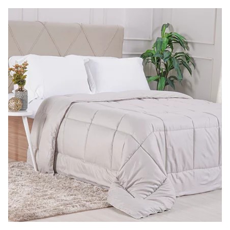 EDREDOM CASAL PRIME 180X220 TESSI GREIGE