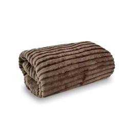 COBERTOR QUEEN HOME DESIGN LUSTER CORTTEX 220X240 *700336 TAUPE II