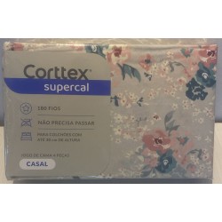 JOGO CAMA CASAL SUPERCAL S3 CORTTEX 200X220 *700573 DES. 03