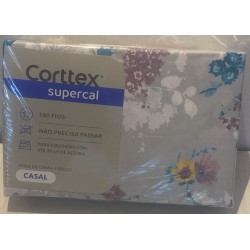 JOGO CAMA CASAL SUPERCAL S3 CORTTEX 200X220 *700573 DES. 04