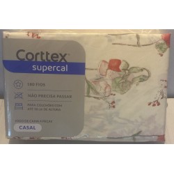 JOGO CAMA CASAL SUPERCAL S3 CORTTEX 200X220 *700573 DES. 05