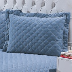 PORTA TRAVESSEIRO SICILIA 50X70 NIAZITEX AZUL INFINITY