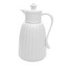 GARRAFA TERMICA PLASTICO QUEEN 1L LYOR BRANCO *220193