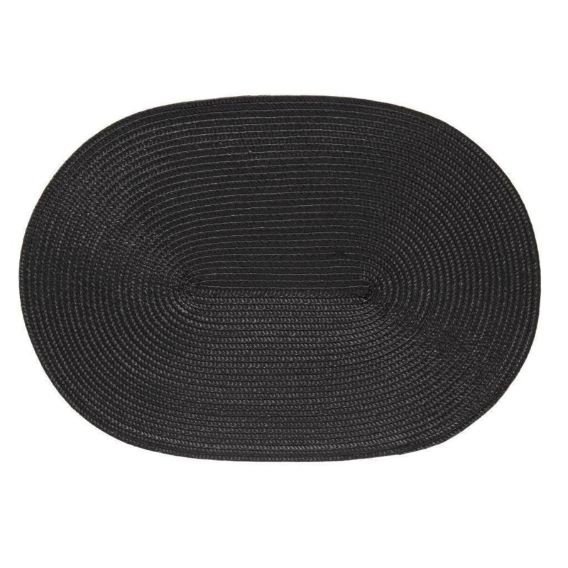 LUGAR AMERICANO LUNA OVAL 33X48CM PRETO *309097 LUGAR AMERICANO LUNA OVAL 33X48CM PRETO *309097