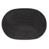 LUGAR AMERICANO LUNA OVAL 33X48CM PRETO *309097