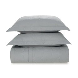 COLCHA CASAL TOM 3PCS 200 FIOS KARSTEN 220X260 MINERAL *3982302