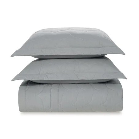 COLCHA CASAL TOM 3PCS 200 FIOS KARSTEN 220X260 MINERAL *3982302
