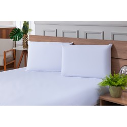 PROTETOR TRAVESSEIRO PERCAL IMPERMEAVEL C/ZIPER 50X70 ONA BRANCO *4300
