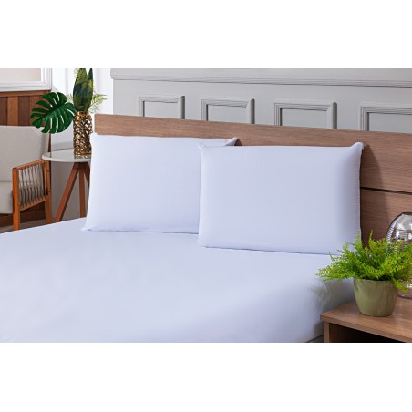 PROTETOR TRAVESSEIRO PERCAL IMPERMEAVEL C/ZIPER 50X70 ONA BRANCO *4300