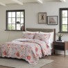 COLCHA SOLTEIRO PARIS COLOR ART S18 CORTTEX 160X240 FLORAL LARANJA
