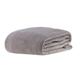MANTA MICROFIBRA CASAL HOME DESIGN LISA S1 180X220 CORTTEX CINZA