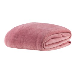 MANTA MICROFIBRA CASAL HOME DESIGN LISA S1 180X220 CORTTEX ROSA