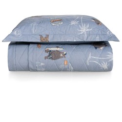 COLCHA SOLTEIRO SURF KARSTEN 180X260 *3100229