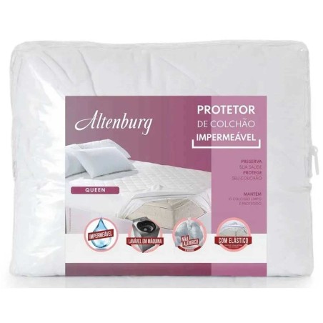 PROTETOR COLCHAO  C/ELAST IMP ALTENBURG BRANCO 158X198X30
