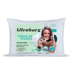 TRAVESSEIRO TOQUE D/PLUMAS ALTENBURG 50X70 BRANCO